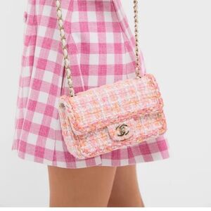 Chanel Multicolor Tweed Crossbody Bag